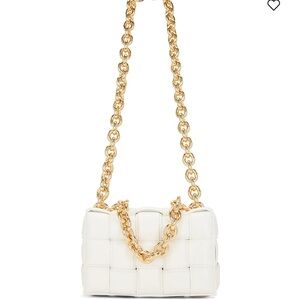 Bottega Veneta White Padded Cassette bag